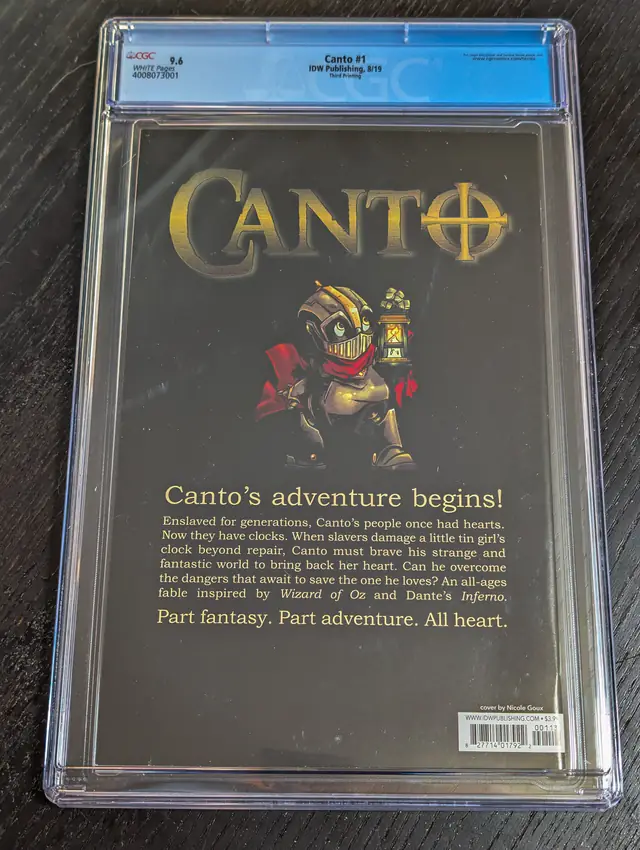 Canto #1 back of the slab