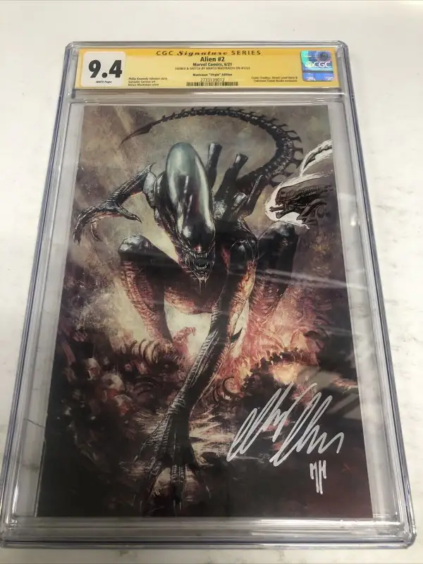 Alien #2 (Marvel Comics, 2021), CGC 9.4 graded comic book, Signature Series label — front cover in its holder