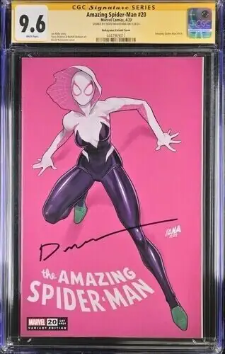 Amazing Spider-Man #20 (Marvel Comics, 2023), CGC 9.6 graded comic book, Signature Series label — front cover in its holder