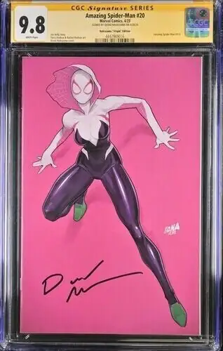 Amazing Spider-Man #20 (Marvel Comics, 2023), CGC 9.8 graded comic book, Signature Series label — front cover in its holder
