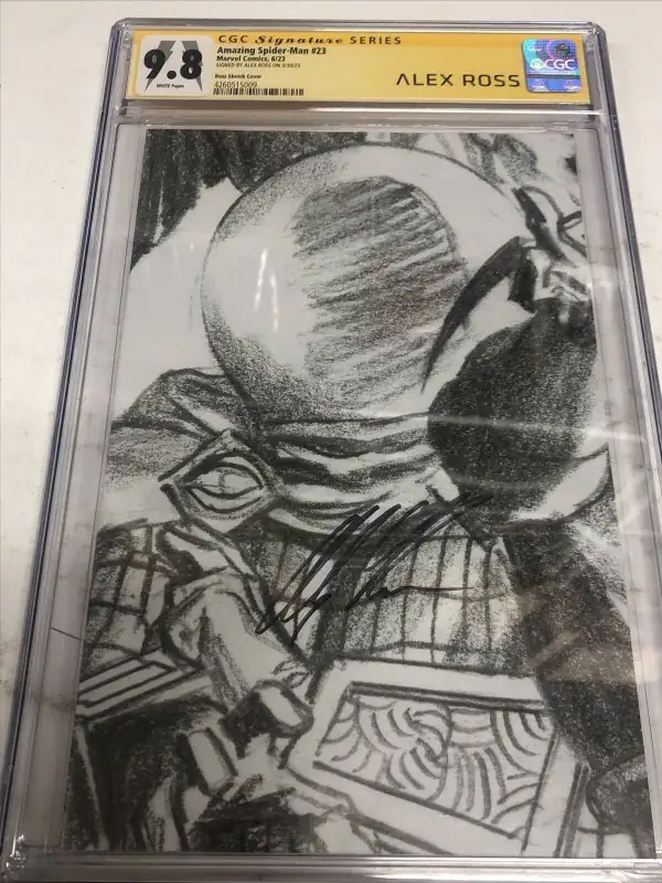 Amazing Spider-Man #23 (Marvel Comics, 2023), CGC 9.8 graded comic book, Signature Series label — front cover in its holder