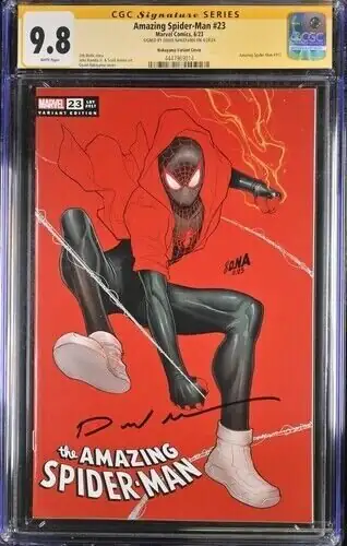 Amazing Spider-Man #23 (Marvel Comics, 2023), CGC 9.8 graded comic book, Signature Series label — front cover in its holder
