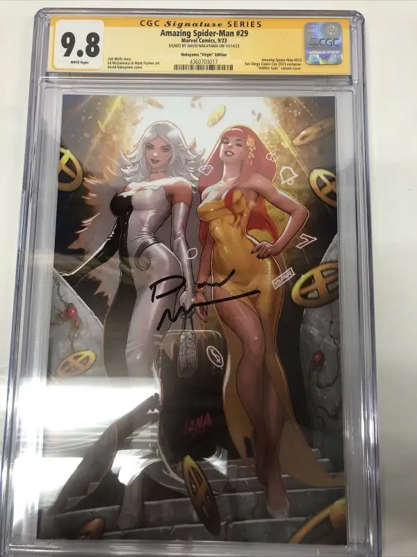 Amazing Spider-Man #29 (Marvel Comics, 2023), CGC 9.8 graded comic book, Signature Series label — front cover in its holder
