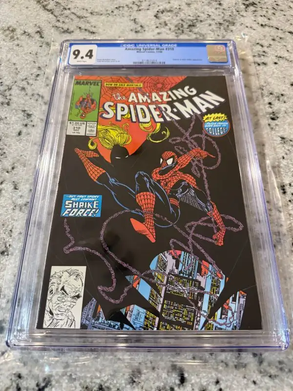 Amazing Spider-Man #310 (Marvel Comics, 1988), CGC 9.4 graded comic book, Universal Blue label — front cover in its holder