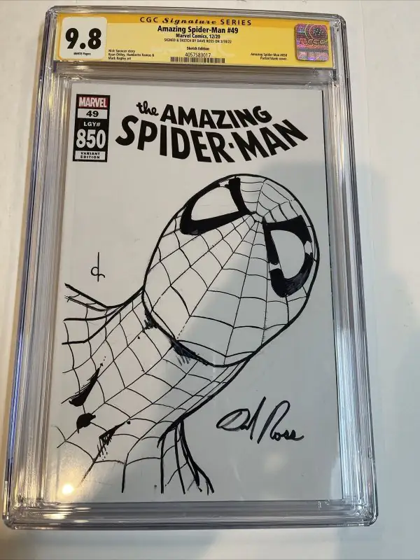 Amazing Spider-Man #850 (Marvel Comics, 2000), CGC 9.8 graded comic book, Signature Series label — front cover in its holder