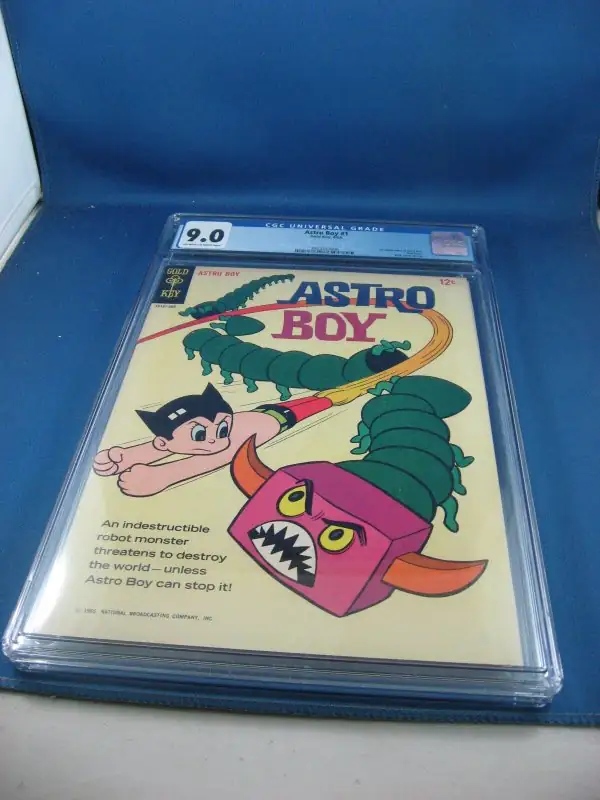 Astro Boy #1 (Gold Key Comics, 1965), CGC 9.0 graded comic book, Universal Blue label — front cover in its holder
