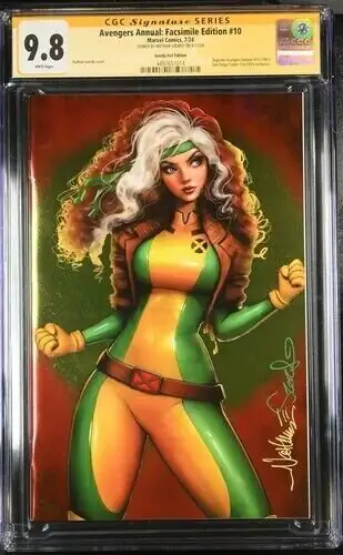 Avengers Annual: Facsimile Edition #10 (Marvel Comics, 2024), CGC 9.8 graded comic book, Signature Series label — front cover in its holder