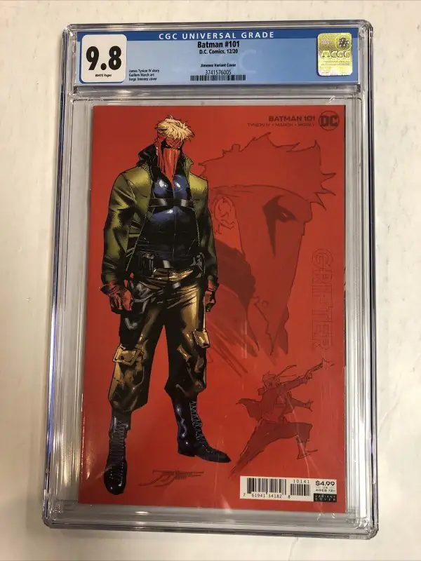 Batman #101 (DC Comics, 2020), CGC 9.8 graded comic book, Universal Blue label — front cover in its holder