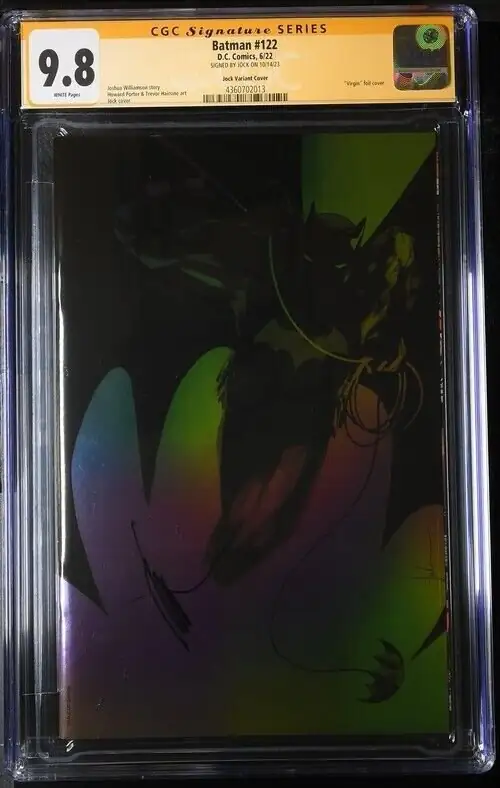 Batman #122 (DC Comics, 2022), CGC 9.8 graded comic book, Signature Series label — front cover in its holder