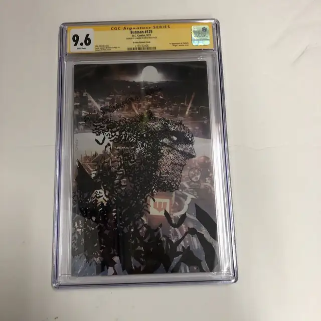 Batman #125 (DC Comics, 2022), CGC 9.6 graded comic book, Signature Series label — front cover in its holder