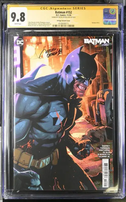 Batman #152 (DC Comics, 2024), CGC 9.8 graded comic book, Signature Series label — front cover in its holder