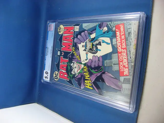 Batman #251 (DC Comics, 1973), CGC 5.0 graded comic book, Universal Blue label — front cover in its holder