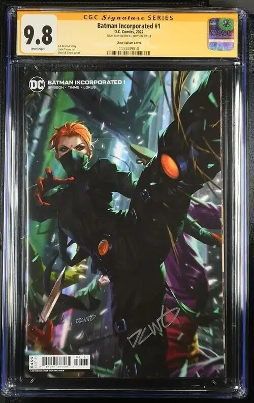 Batman Incorporated #1 (DC Comics, 2022), CGC 9.8 graded comic book, Signature Series label — front cover in its holder