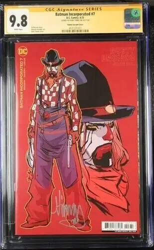 Batman Incorporated #7 (DC Comics, 2023), CGC 9.8 graded comic book, Signature Series label — front cover in its holder