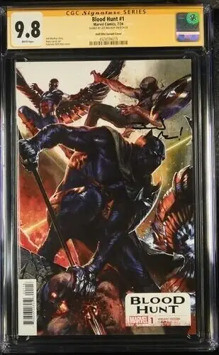 Blood Hunt #1 (Marvel Comics, 2024), CGC 9.8 graded comic book, Signature Series label — front cover in its holder