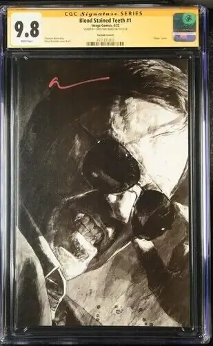 Blood Stained Teeth #1 (Image Comics, 2022), CGC 9.8 graded comic book, Signature Series label — front cover in its holder