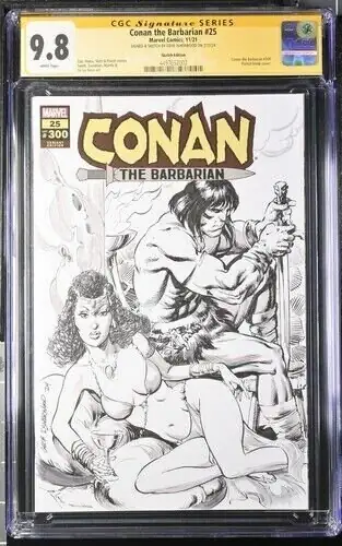 Conan the Barbarian #25 (Titan Comics, 2021), CGC 9.8 graded comic book, Signature Series label — front cover in its holder