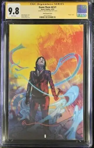 Damn Them All #1 (Boom! Studios, 2022), CGC 9.8 graded comic book, Signature Series label — front cover in its holder