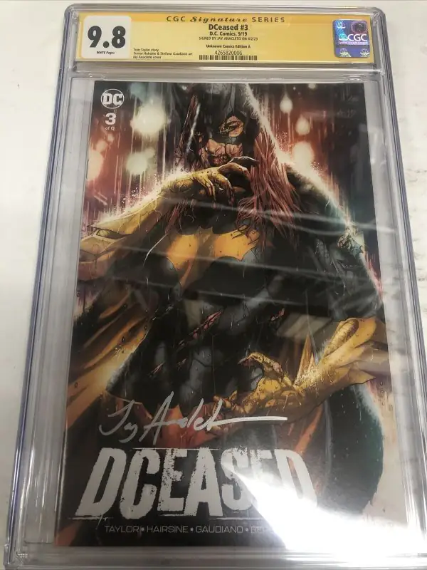 Dceased #3 (DC Comics, 2019), CGC 9.8 graded comic book, Signature Series label — front cover in its holder