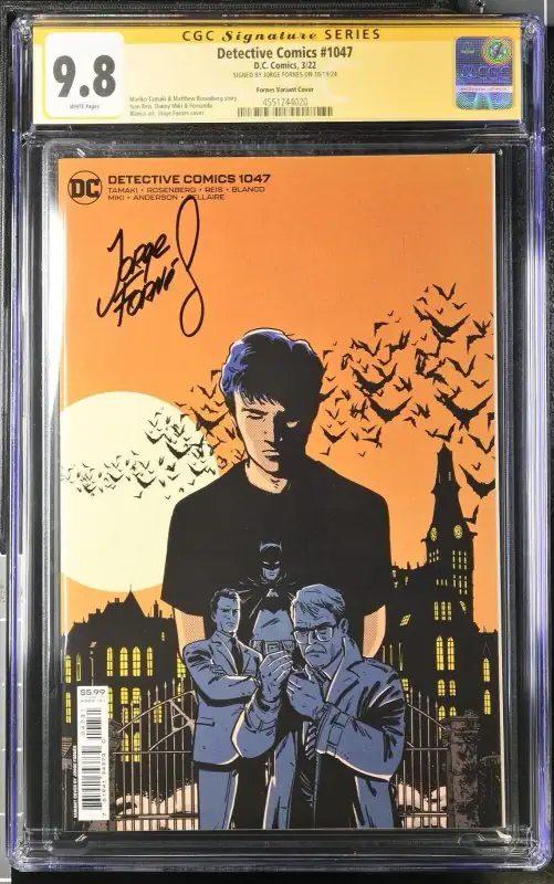 Detective Comics #1047 (DC Comics, 2022), CGC 9.8 graded comic book, Signature Series label — front cover in its holder