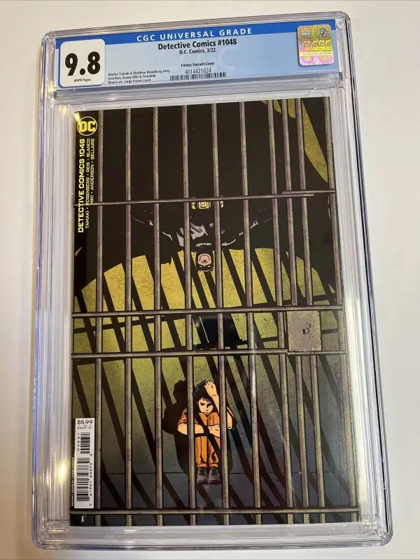 Detective Comics #1048 (DC Comics, 2022), CGC 9.8 graded comic book, Universal Blue label — front cover in its holder