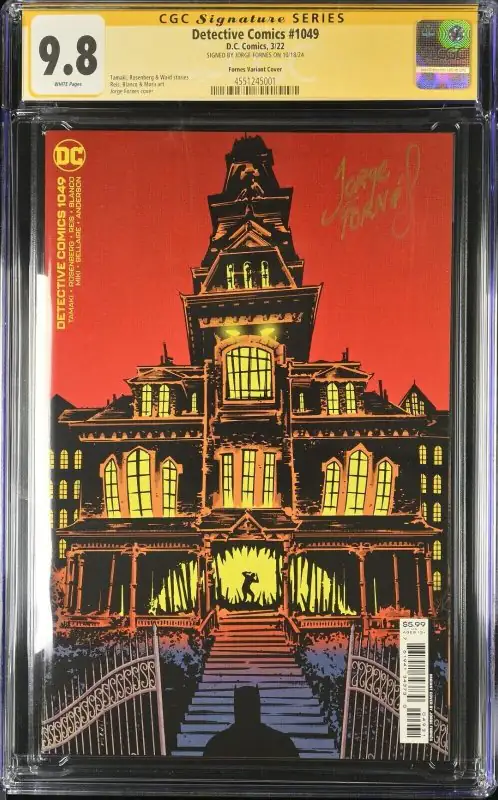 Detective Comics #1049 (DC Comics, 2022), CGC 9.8 graded comic book, Signature Series label — front cover in its holder
