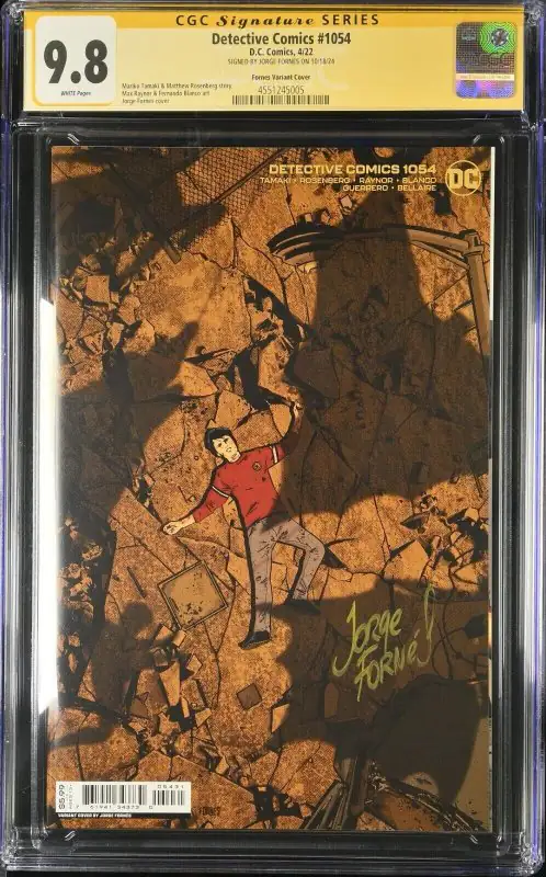 Detective Comics #1054 (DC Comics, 2022), CGC 9.8 graded comic book, Signature Series label — front cover in its holder
