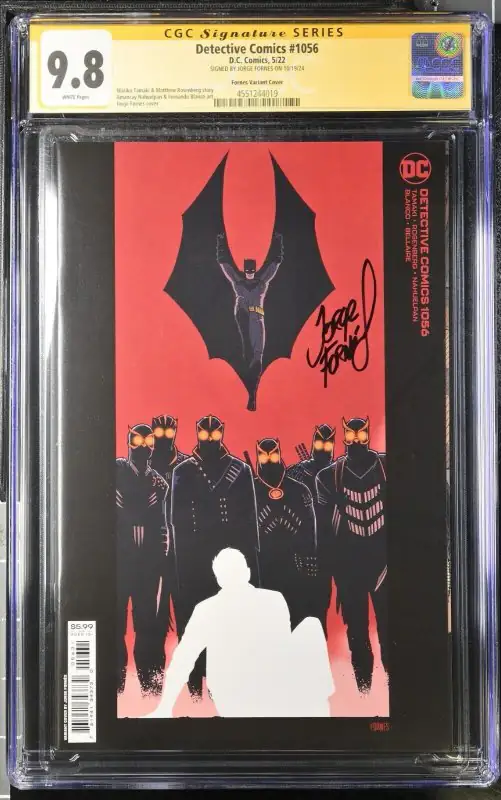 Detective Comics #1056 (DC Comics, 2022), CGC 9.8 graded comic book, Signature Series label — front cover in its holder