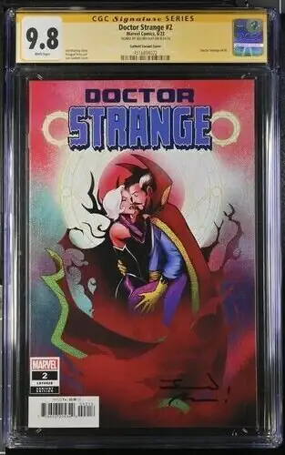 Doctor Strange #2 (Marvel Comics, 2023), CGC 9.8 graded comic book, Signature Series label — front cover in its holder