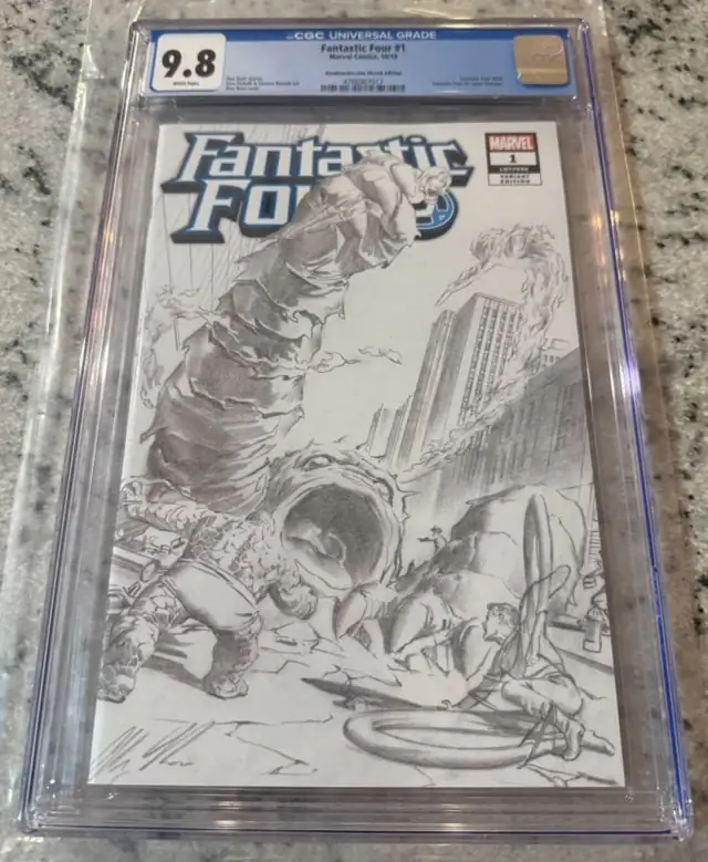 Fantastic Four #646 (Marvel Comics, 2018), CGC 9.8 graded comic book, Universal Blue label — front cover in its holder