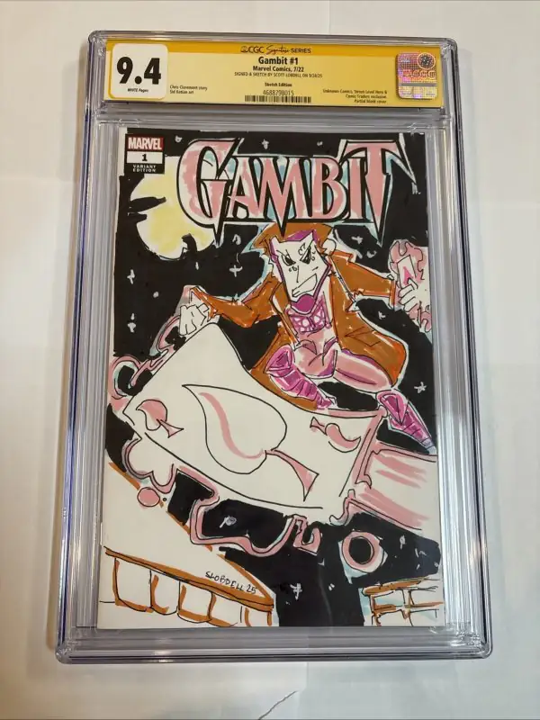 Gambit #1 (Marvel Comics, 2022), CGC 9.4 graded comic book, Signature Series label — front cover in its holder
