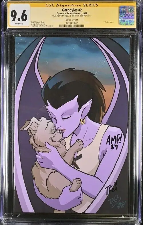 Gargoyles #2 (Dynamite Entertainment, 2022), CGC 9.6 graded comic book, Signature Series label — front cover in its holder