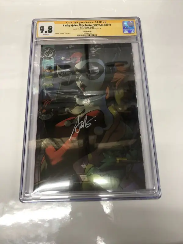 Harley Quinn 30th Anniversary Special #1 (DC Comics, 2022), CGC 9.8 graded comic book, Signature Series label — front cover in its holder