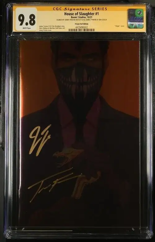 House of Slaughter #1 (Boom! Studios, 2021), CGC 9.8 graded comic book, Signature Series label — front cover in its holder