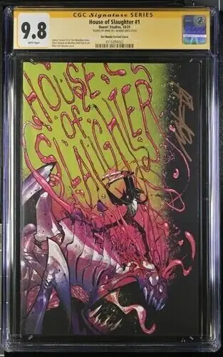 House of Slaughter #1 (Boom! Studios, 2021), CGC 9.8 graded comic book, Signature Series label — front cover in its holder