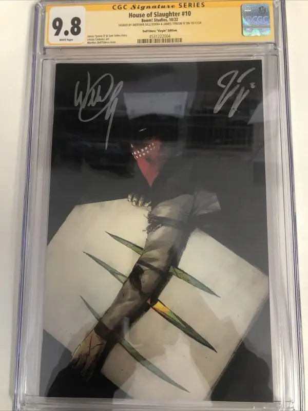 House of Slaughter #1 (Boom! Studios, 2022), CGC 9.8 graded comic book, Signature Series label — front cover in its holder