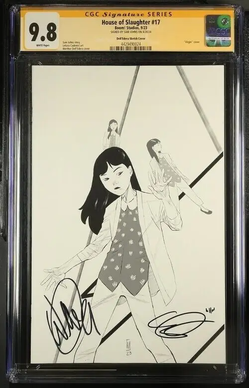 House of Slaughter #17 (Boom! Studios, 2023), CGC 9.8 graded comic book, Signature Series label — front cover in its holder