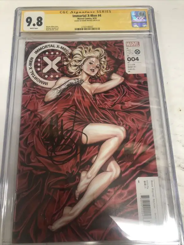 Immortal X-Men #4 (Marvel Comics, 2022), CGC 9.8 graded comic book, Signature Series label — front cover in its holder
