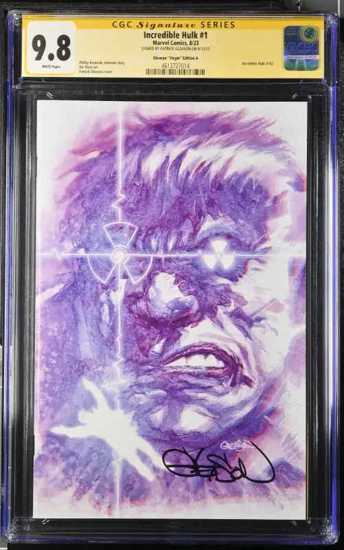 Incredible Hulk #1 (Marvel Comics, 2023), CGC 9.8 graded comic book, Signature Series label — front cover in its holder