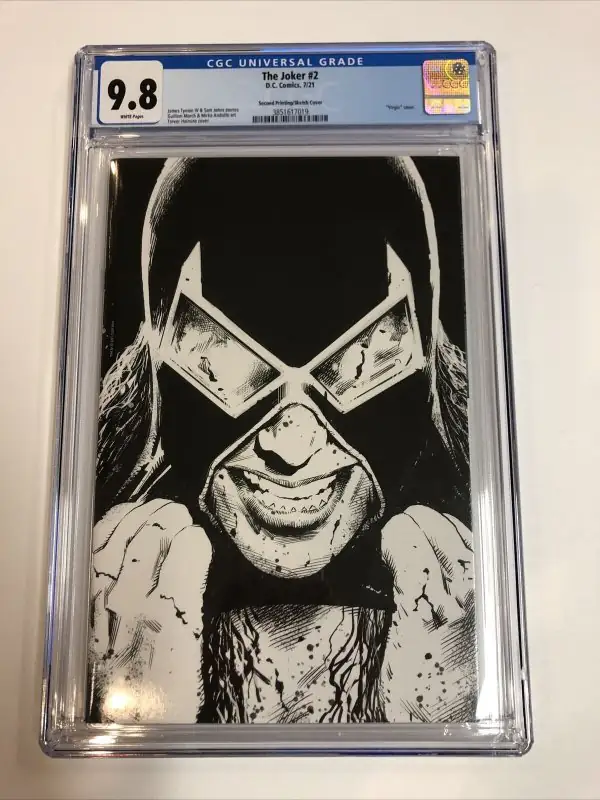Joker #2 (DC Comics, 2021), CGC 9.8 graded comic book, Universal Blue label — front cover in its holder