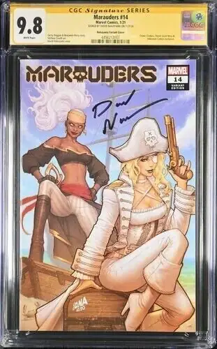 Marauders #14 (Marvel Comics, 2021), CGC 9.8 graded comic book, Signature Series label — front cover in its holder