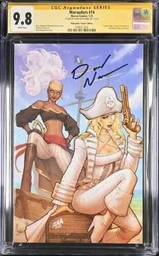 Marauders #14 (Marvel Comics, 2021), CGC 9.8 graded comic book, Signature Series label — front cover in its holder