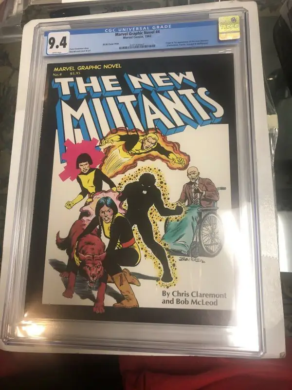 Marvel Graphic Novel #4 (Marvel Comics, 1982), CGC 9.4 graded comic book, Universal Blue label — front cover in its holder