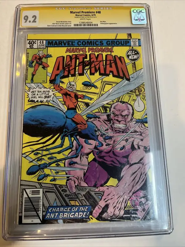 Marvel Premiere #48 (Marvel Comics, 1979), CGC 9.2 graded comic book, Signature Series label — front cover in its holder
