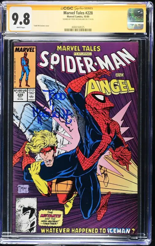 Marvel Tales Spider-Man #228 (Marvel Comics, 1989), CGC 9.8 graded comic book, Signature Series label — front cover in its holder