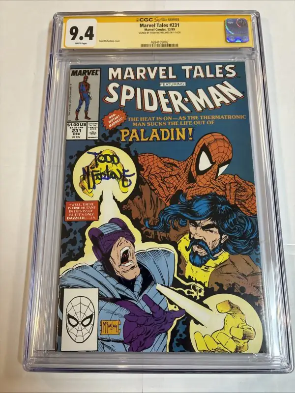 Marvel Tales Spider-Man #231 (Marvel Comics, 1989), CGC 9.4 graded comic book, Signature Series label — front cover in its holder