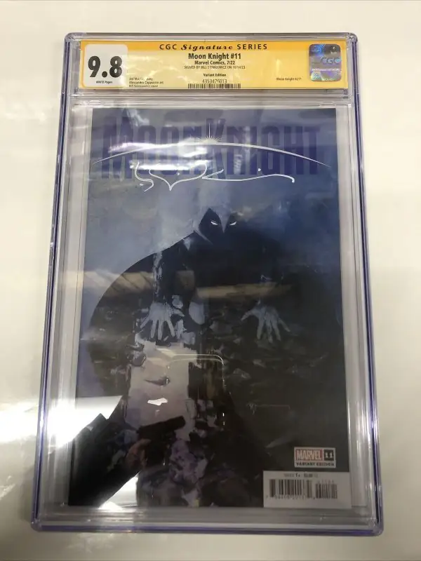 Moon Knight #11 (Marvel Comics, 2022), CGC 9.8 graded comic book, Signature Series label — front cover in its holder