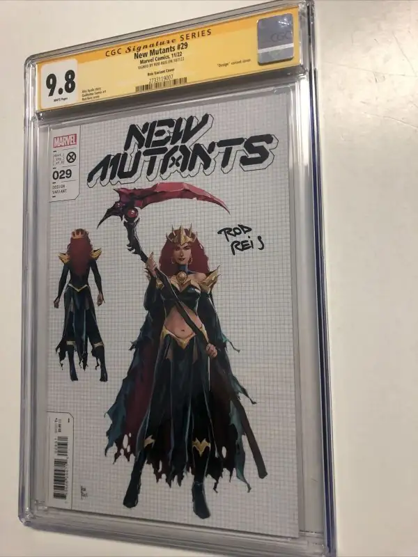 New Mutants #29 (Marvel Comics, 2022), CGC 9.8 graded comic book, Signature Series label — front cover in its holder