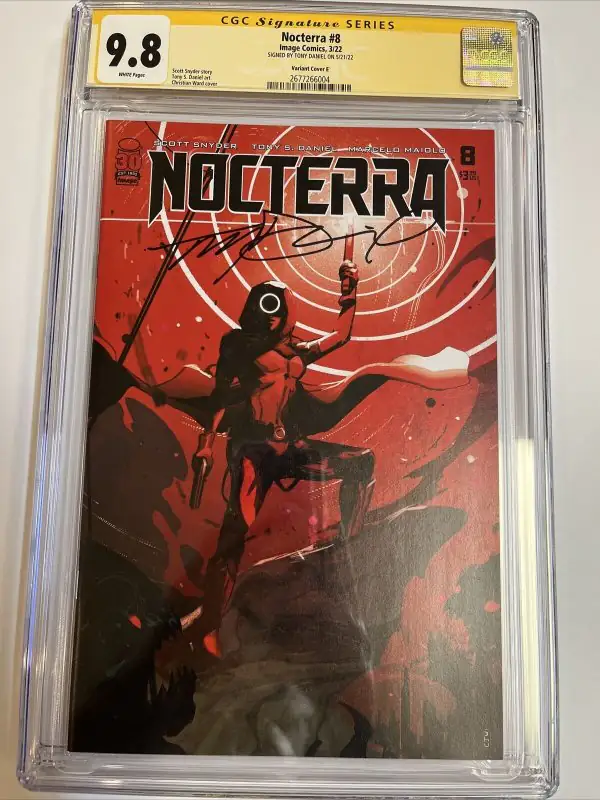 Nocterra #8 (Image Comics, 2022), CGC 9.8 graded comic book, Signature Series label — front cover in its holder