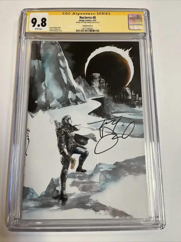 Nocterra #8 (Image Comics, 2022), CGC 9.8 graded comic book, Signature Series label — front cover in its holder